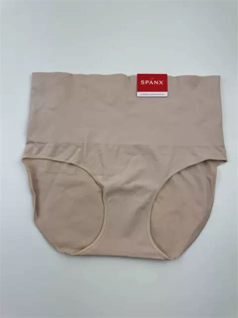 Spanx Soft Nude Shape Panties Tummy Control Targeted Shapewear Size Xl Picclick Uk