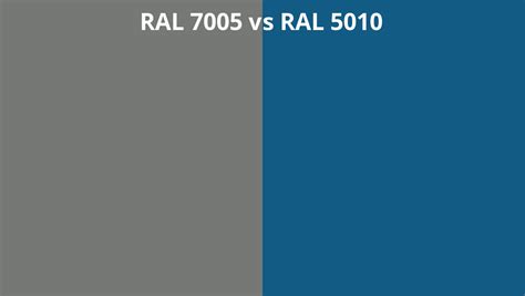 Ral 7005 Vs 5010 Ral Colour Chart Uk