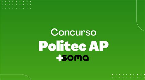 Concurso Politec Ap Saiu O Edital Vagas Para Eng Ambiental