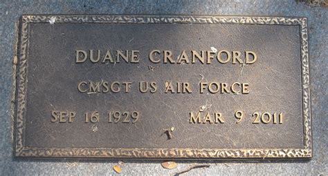 CMSGT Duane Cranford 1929 2011 Find A Grave Memorial