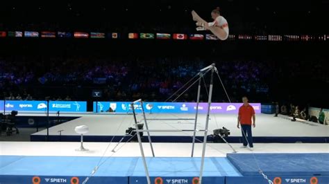 13 366 Ana Barbosu Uneven Bars Qual 2023 WAG World Championships