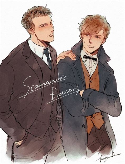 Scamander Brothers Newt Scamander Teseus Scamander Fantastic Beasts