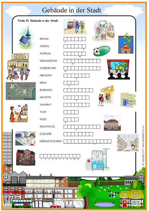 Geb Ude In Der Stadt Deutsch Lernen Deutsch Als Fremdsprache Deutsch