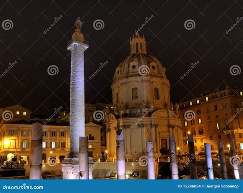 Trajan S Column at the Trajan S Forum Stock Photo - Image of trajan ...