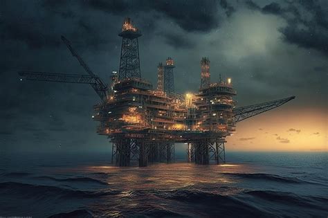 Premium Photo Offshore Drilling Rig At Sea Platform For Oil