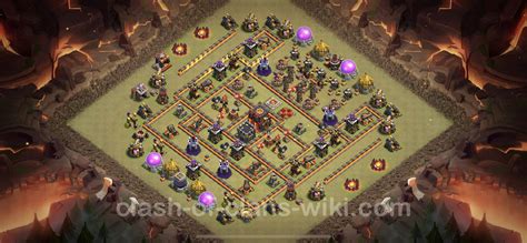 Best Anti 3 Stars War Base Th10 With Link Town Hall Level 10 Cwl Base Copy 133