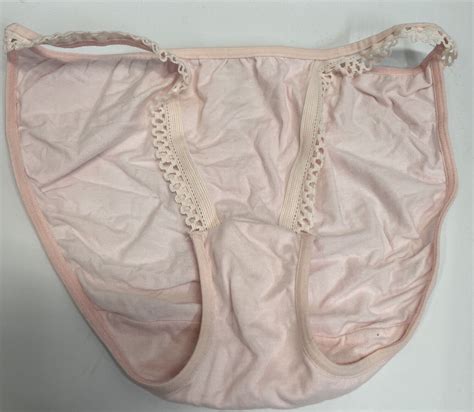 Vintage Vanity Fair String Bikini Pink Panties Style Gem