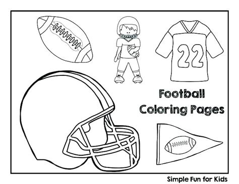 Football Field Coloring Page at GetColorings.com | Free printable ...