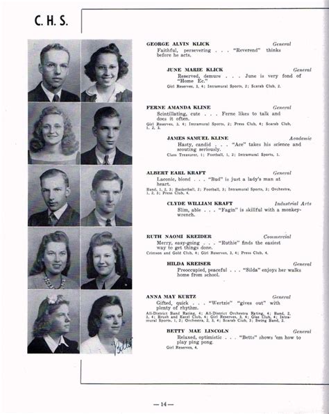 1942 "Susquehannock" Columbia High School Yearbook - Ancestors of ...