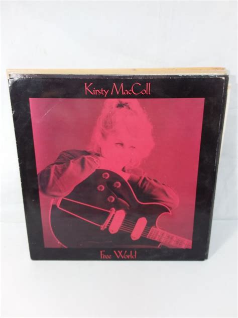 Kirsty Maccoll Free World Double Sided 45 Rpm Produced By Steve