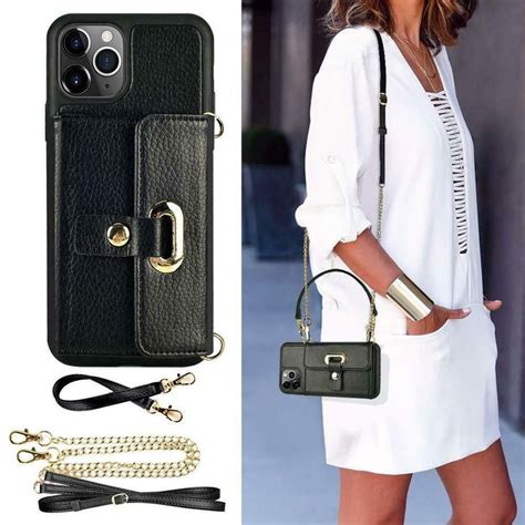 Wallet Case For Iphone Pro Max Women Crossbody Handbag Chain