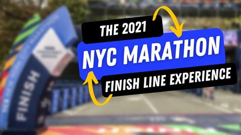 All about the NYC Marathon Finish Line - YouTube