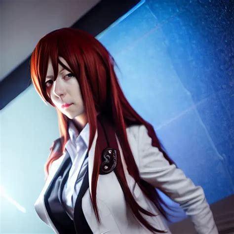 Cosplay On Hot Makise Kurisu From Steins Gate Ultra Stable Diffusion