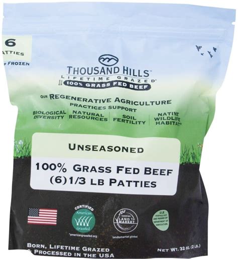 10 Best Frozen 100 Grass Fed Burger Patties The Appropriate Omnivore