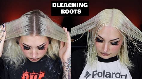 Bleaching My Roots Again Youtube