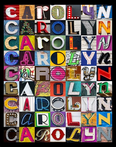 Personalized Poster Featuring Carolyn Showcased By Signyournames