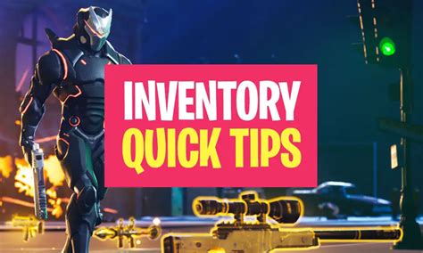 How to handle the Fortnite Inventory & Equipment perfectly?