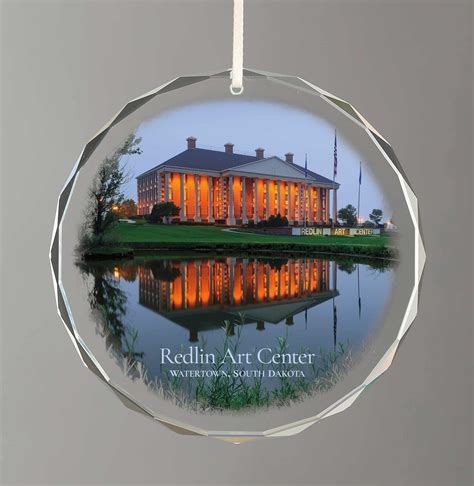 Redlin Art Center - Round Glass Ornament - Redlin Art Center