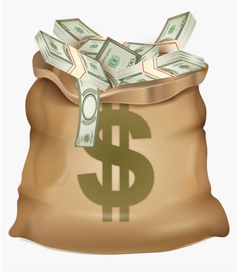 Money Bag Coin Bag Of Money Png Transparent Png Transparent Png