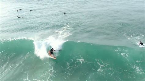 Morning Waveski Surfing Session At Cronulla Wanda By Drone In 4k