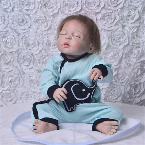 5sets 22 23inch Reborn Dolls Accessories Blue Elephant Bodysuit For