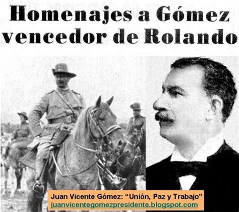 Juan Vicente Gómez Unión Paz y Trabajo EL GENERAL GÓMEZ