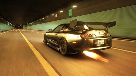 Toyota Supra Mk4 Fire Flame Youtube