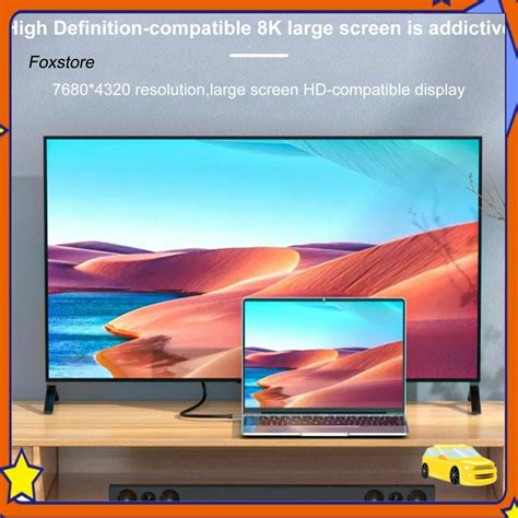 [fx] สายเคเบิลอะแดปเตอร์วิดีโอ ความเร็วสูง 8k Ultra ความเร็วสูง Hdmi 2 1 8k 60hz 4k 120hz