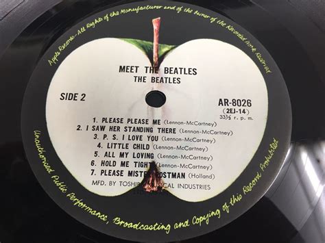 Yahooオークション The Beatles 中古lp国内盤ペラジャケ「ビートル