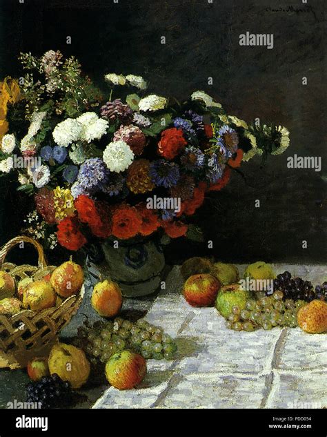 Vase Of Flowers By Claude Monet Hi Res Stock Photography And Images Alamy