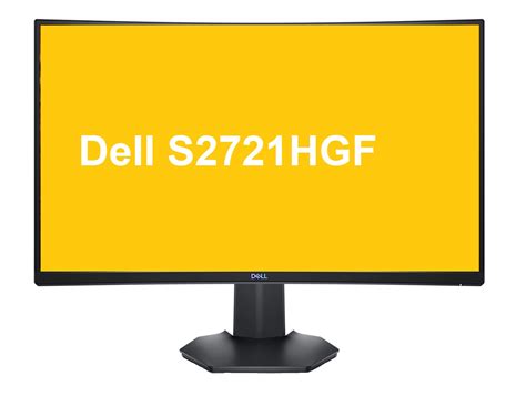 Dell S2721HGF curved gaming monitor
