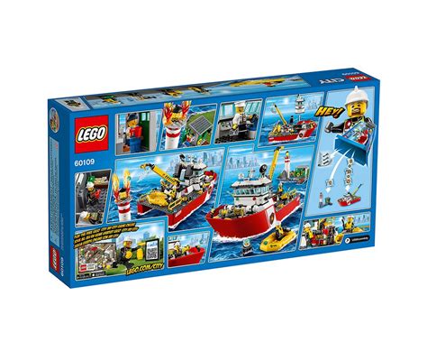 LEGO Set 60109-1 Fire Boat (2016 City > Fire) | Rebrickable - Build ...