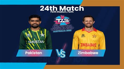 Fantasy Tips Pakistan Vs Zimbabwe ICC T20 World Cup 2022 24th Match