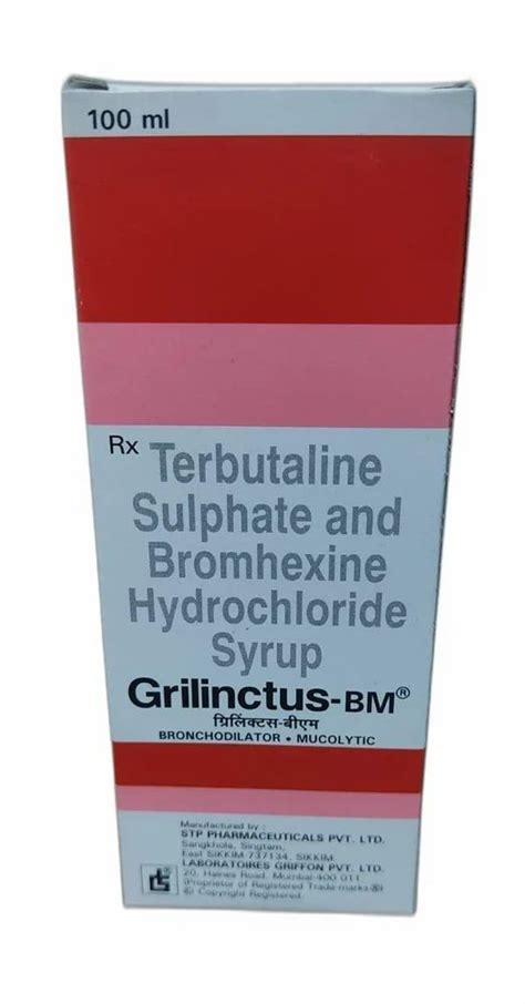 Grilinctus Bm Terbutaline Sulphate Bromhexine Hydrochloride Syrup