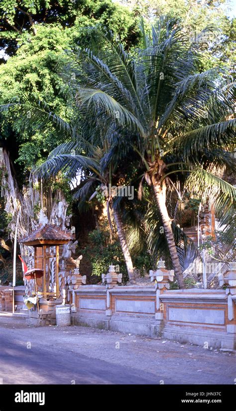candidasa temple east coast bali indonesia stock photo alamy