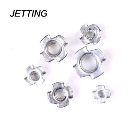 JETTING 50 шт. M3 M4 M5 M6 M8 вставная гайка с резьбой мебель гайки для ...