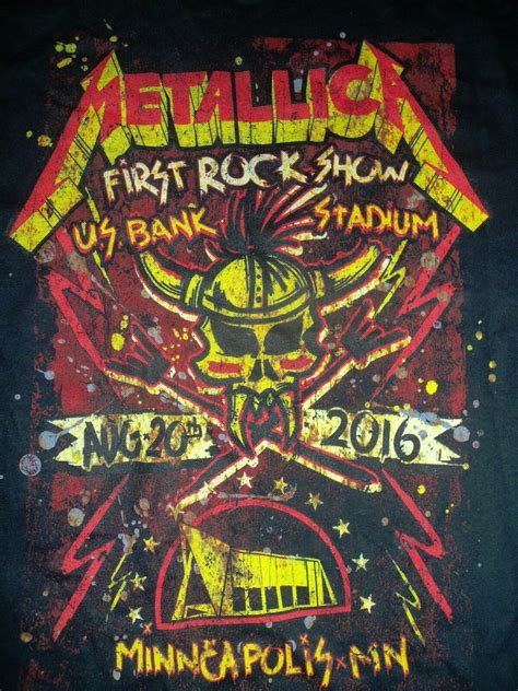 Metallica - Minneapolis MN, 2016 | Metallica art, Metallica, Metallica ...