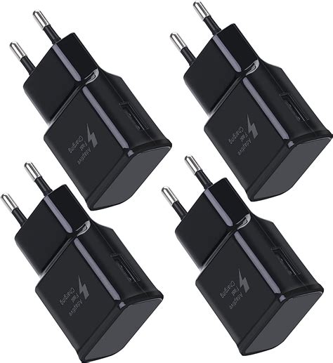 Lot De 4 Adaptateurs De Prise De Chargeur D Alimentation USB 5V 2A