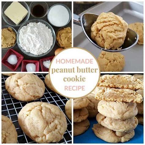 Homemade Peanut Butter Cookie Recipe Mommy Moment