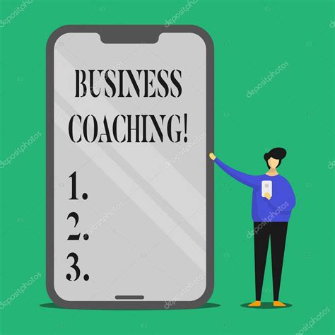 Signo De Texto Que Muestra Business Coaching Experto En Consultor A