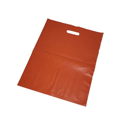 Bolsa riñon polietileno naranja 35x45cm x 50 unidades Packing Envases