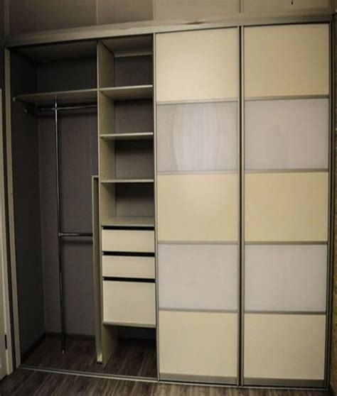 Встроенный шкаф глубина 100 см - 90 фото