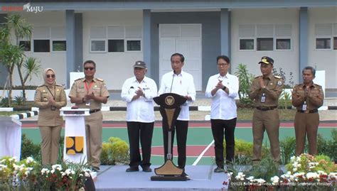 Jokowi Resmikan Rekonstruksi Bangunan Pasca Gempa Sulbar