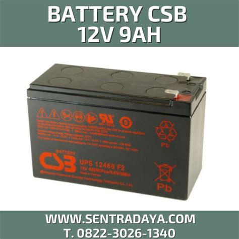 BATERAI UPS CSB UPS 12460 6 F2 Sentra Daya Adalah Distributor Segala