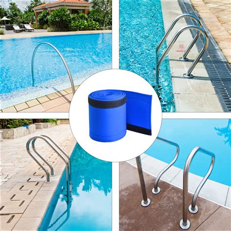 Snapklik Swimming Pool Hand Rail Cover 6 Feet Blue Slip