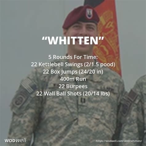 Whitten Workout Functional Fitness Wod Wodwell Hero Workouts