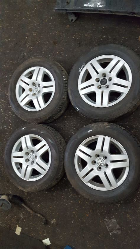 Volkswagen Golf Mk4 1997 2004 Avus Alloy Wheels Set X4 15inch 45 1j0601025q 5mm Store Used