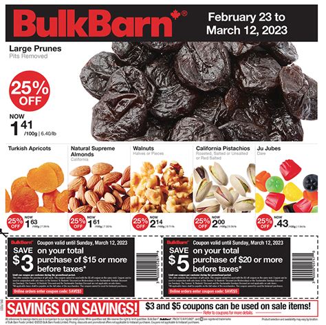 Bulk Barn Canada Coupons and Flyer Deals: Save $3 to $5 Off Your ...