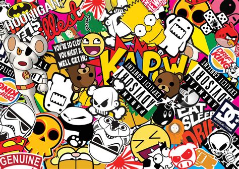 Sticker Bomb wallpapers, Man Made, HQ Sticker Bomb pictures | 4K ...