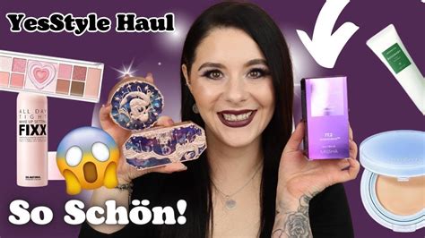 Sowas Sch Nes Yesstyle Haul Januar Make Up Pflege Youtube